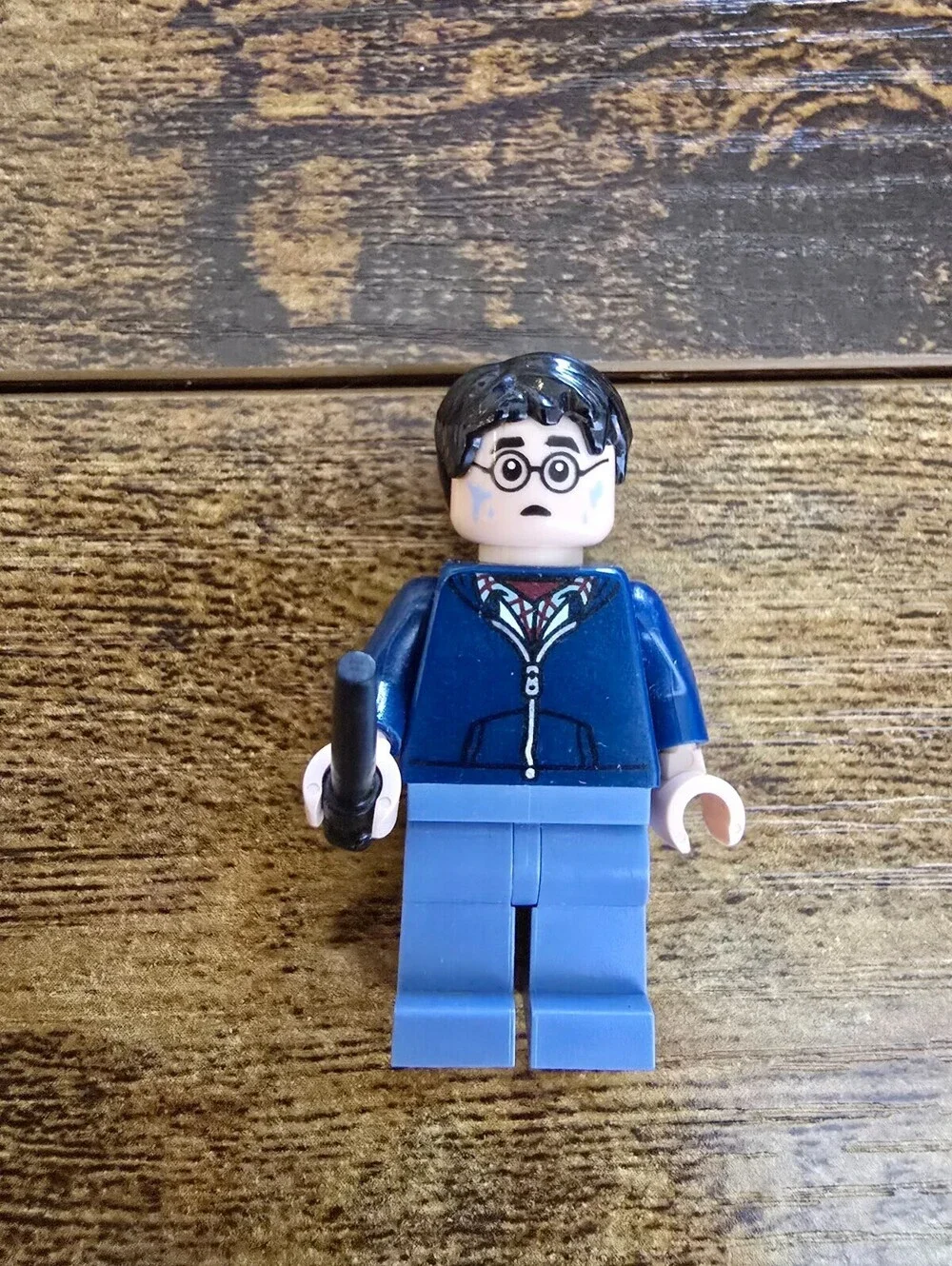 Lego Harry Potter 76417 Dark Blue Hoodie Deathly Hallows Harry Potter Minifigure